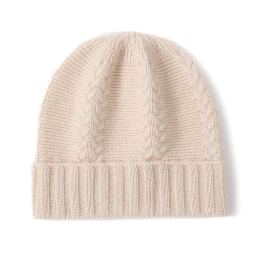 Pure Cashmere Cap for Fall Winter Cashmere Hat Solid Cashmere Knit Beanies Skull Cap Cashmere Hats