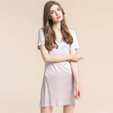 Nightdress Silk Nightdress a maniche corta Silk Knit Nighthown