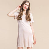 Nightdress Silk Nightdress a maniche corta Silk Knit Nighthown