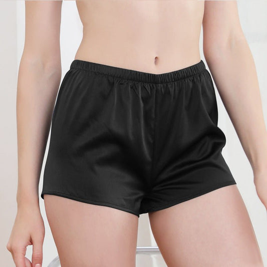 Leggings Shorts Shorts per donne pantaloni di sicurezza ad angolo piatto in seta