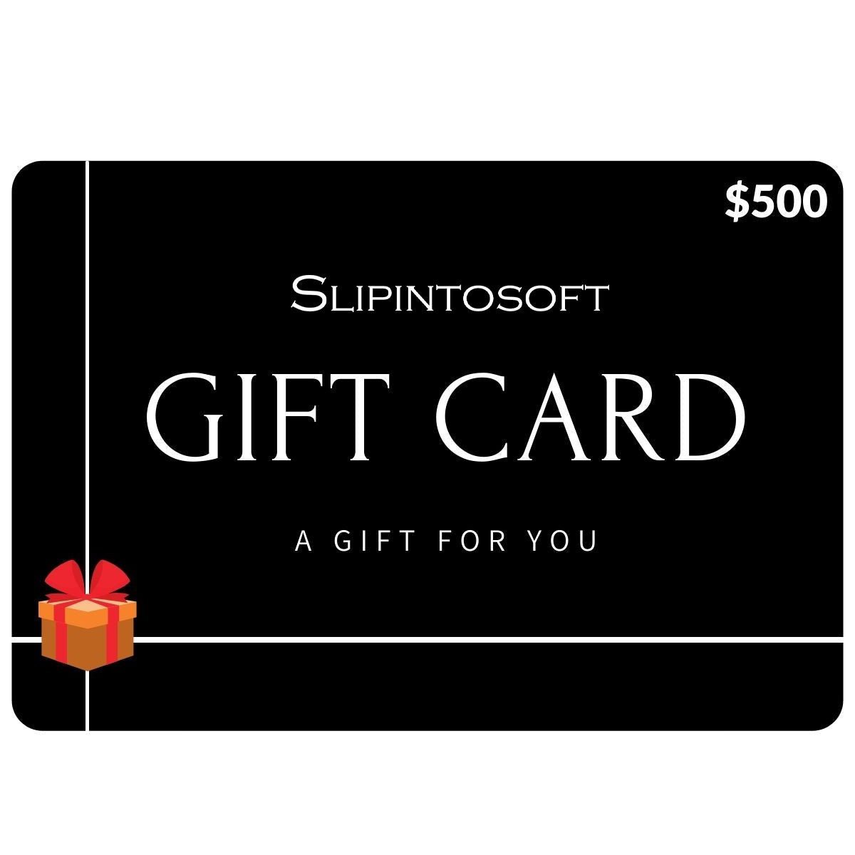 Slipintosoft eGift Card $50 - $500