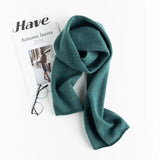 Solid Cashmere Scarves for Women Christmas Scarf Winter Cashmere Neck Warmer - slipintosoft