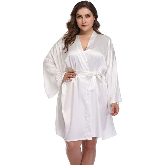 Women Plus size abiti da seta a piolo di seta di lusso al 100%