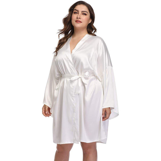 Women Plus size abiti da seta a piolo di seta di lusso al 100%