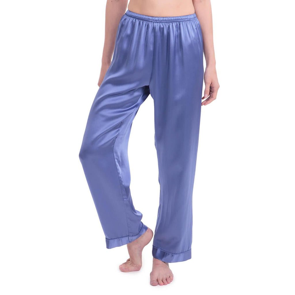 Women's Long Silk Pajama Pants - slipintosoft