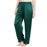 Women's Long Silk Pajama Pants - slipintosoft