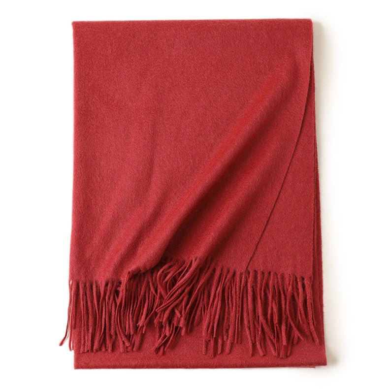 Women's Luxurious Cashmere Shawl and Wraps Large Soft Cashmere Scarf with Tassel - slipintosoft