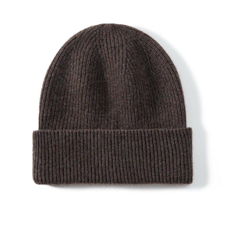 100% Cashmere Beanie Hat for Women and Men, Luxury Lightweight Cashmere Cap for Winter - slipintosoft